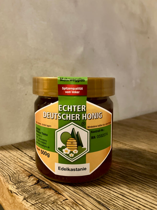 Edelkastanien Honig 🌰aus wunderschöner Lage am Weinberg - Imkerei Matthias Thoma