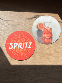Spritz 🧡 Untersetzer für euren Spritz 🍊- egal ob Aperol, Sarti ✨oder sonstwas