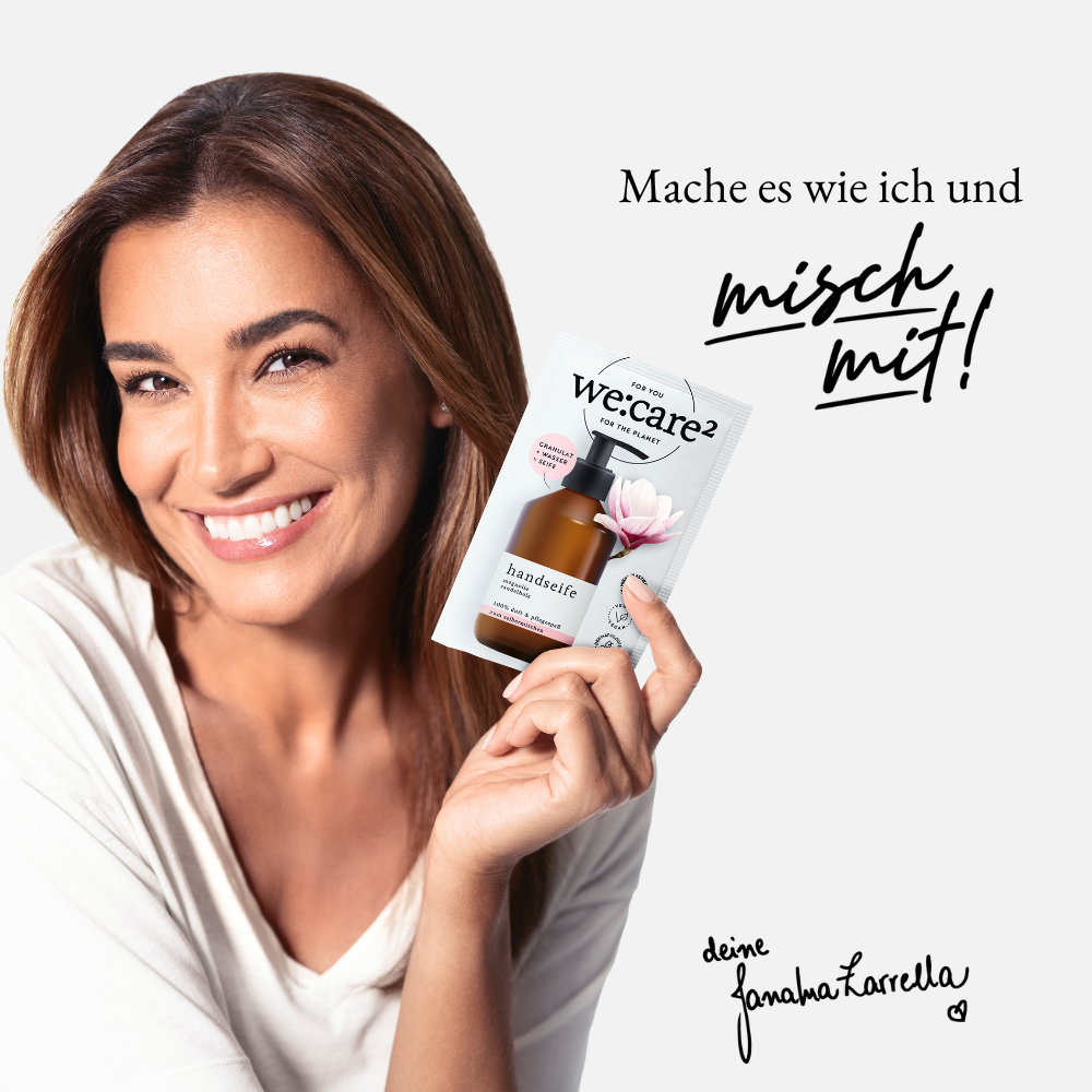 Geschenk-Set Lieblingsmensch Seife Magnolie/Sandelhol - FOR THE PLANET: Nachfüllen statt wegwerfen