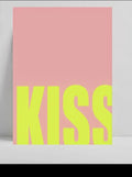 KISS - witzige Postkarte von Ute Arnold - hej ibiza
