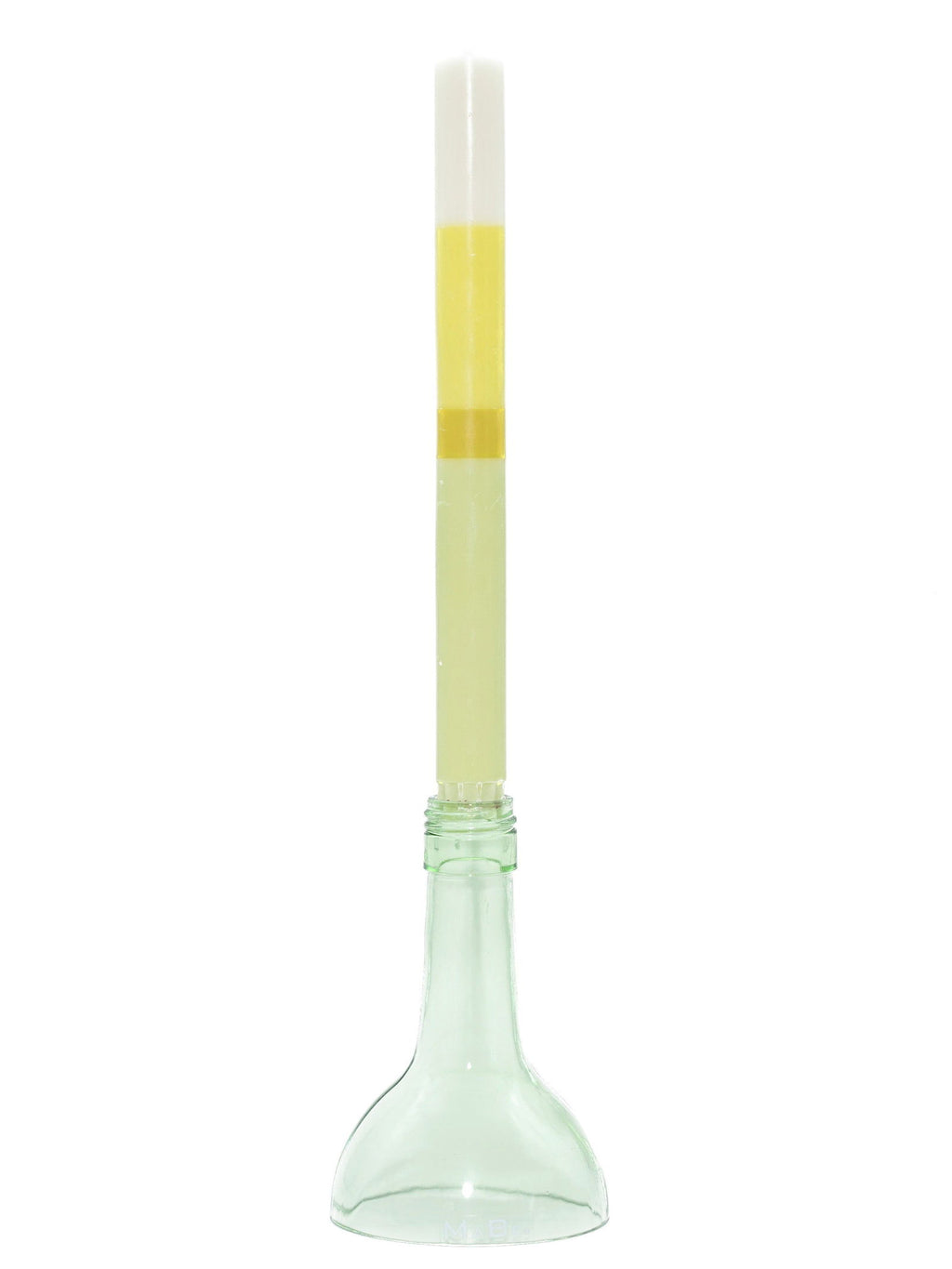 Kerzen Ständer aus der 1 l Wein Flasche transparent - OHNE Kerze - MaBe®