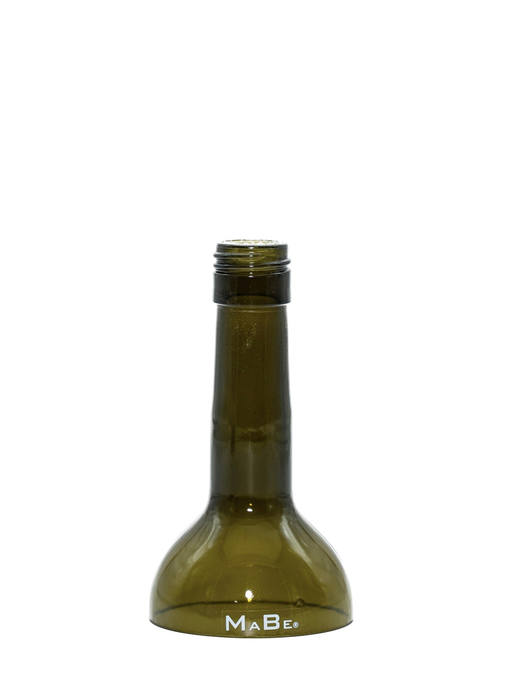 Kerzen Ständer 0,7 l Wein Flasche oliv - OHNE Kerze - MaBe®