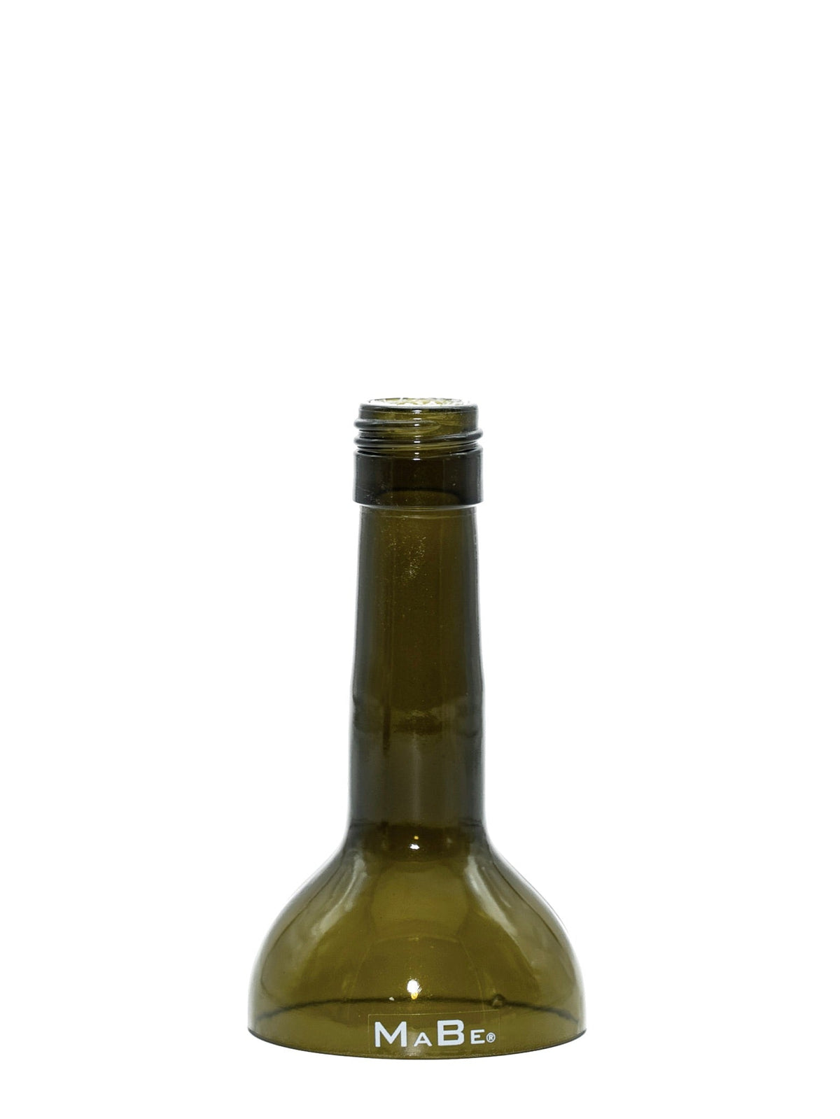 Kerzen Ständer 0,7 l Wein Flasche oliv - OHNE Kerze - MaBe®
