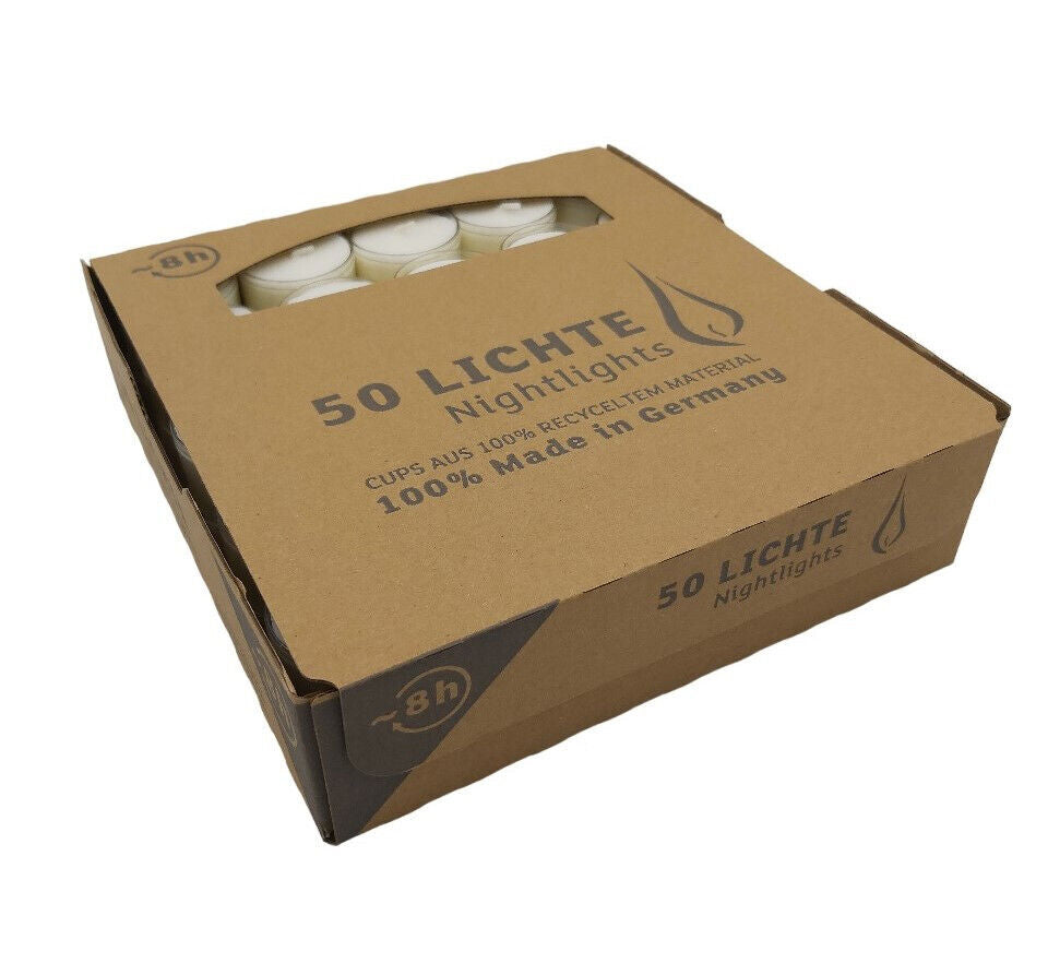 Kerzen Wenzel Nightlights - 8 Stunden Brenndauer - MaBe®