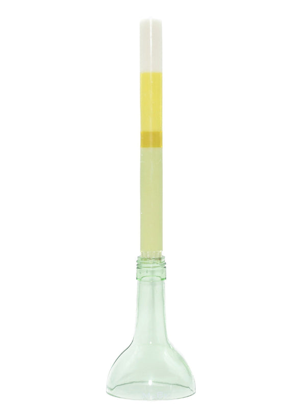 Kerzen Ständer aus der 1 l Wein Flasche transparent - OHNE Kerze - MaBe®