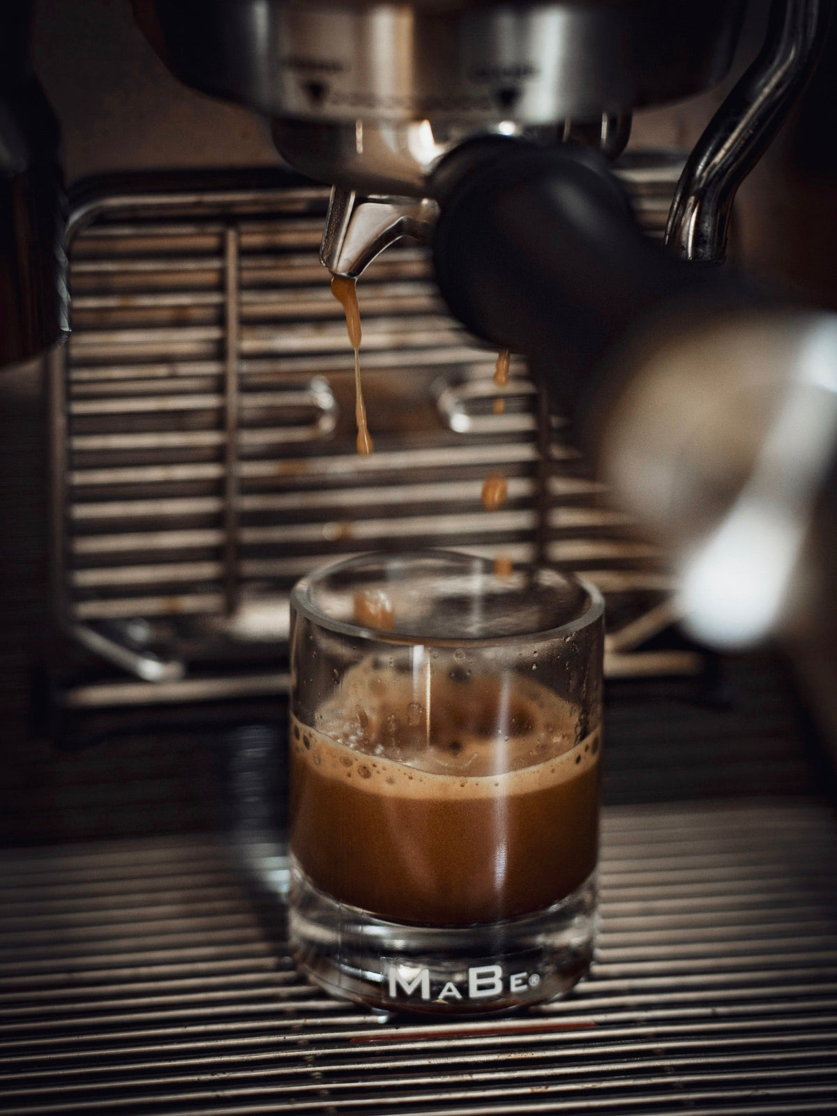Espresso Glas  - handgefertigt - witzige Geschenkidee ! - MaBe®