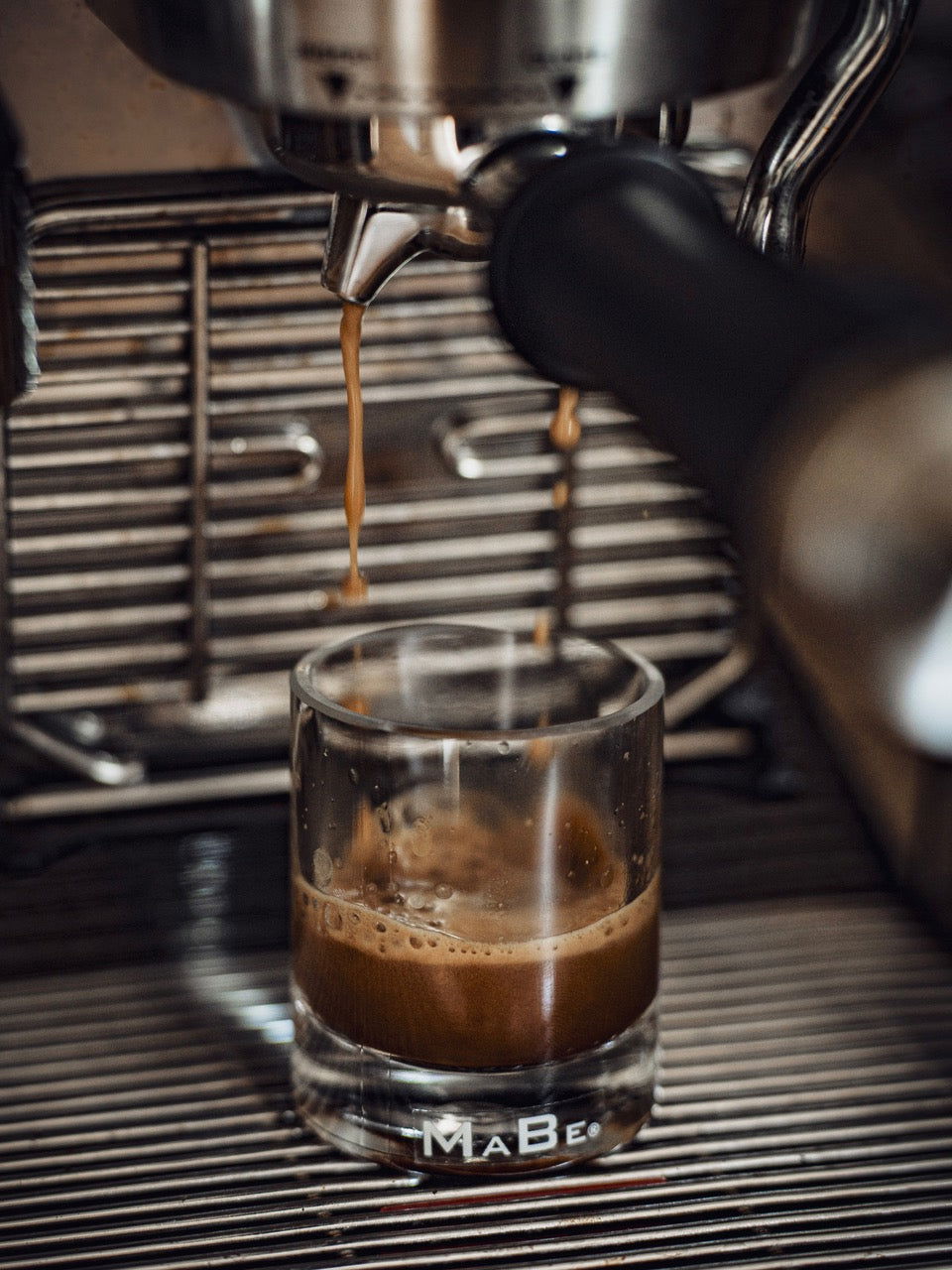 4er Espresso Glas - Upcycling - cool & wertig - MaBe®