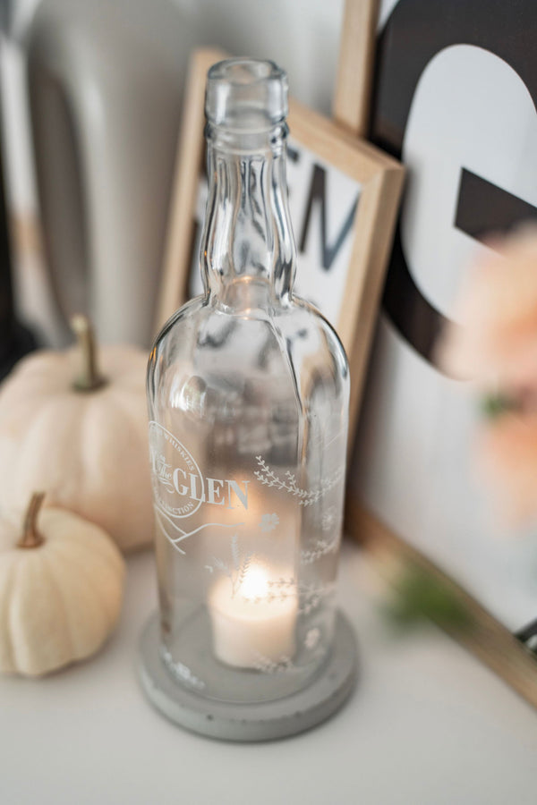 Lady of the Glen - Windlicht aus der schottischen Whiskyflasche - MaBe®