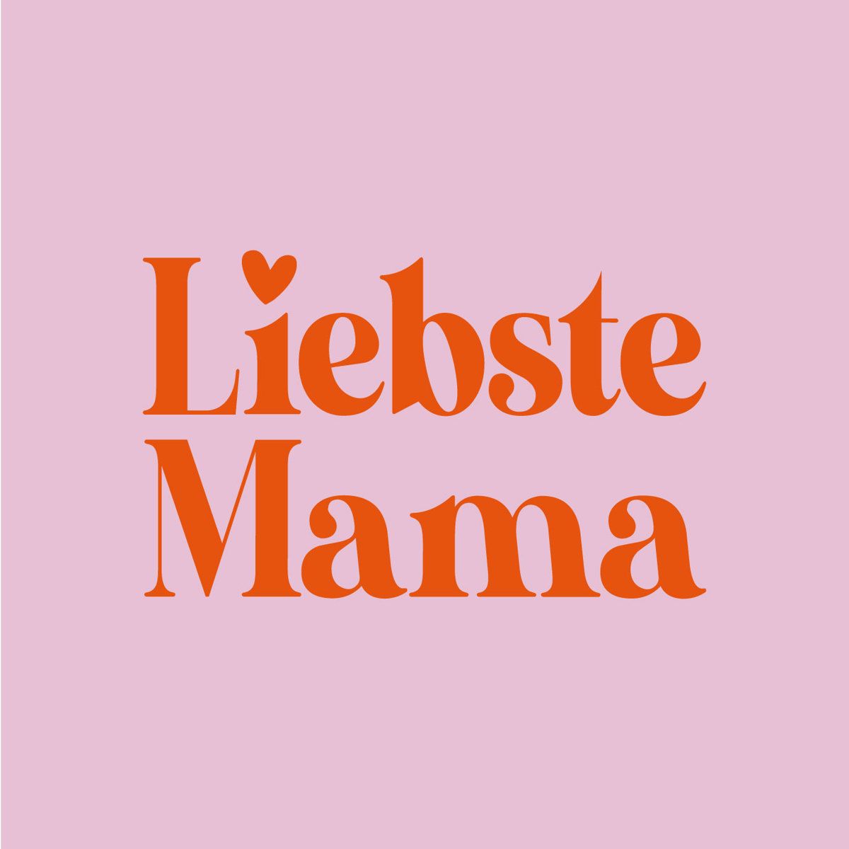 Liebste Mama - Cocktail Servietten - von ppd