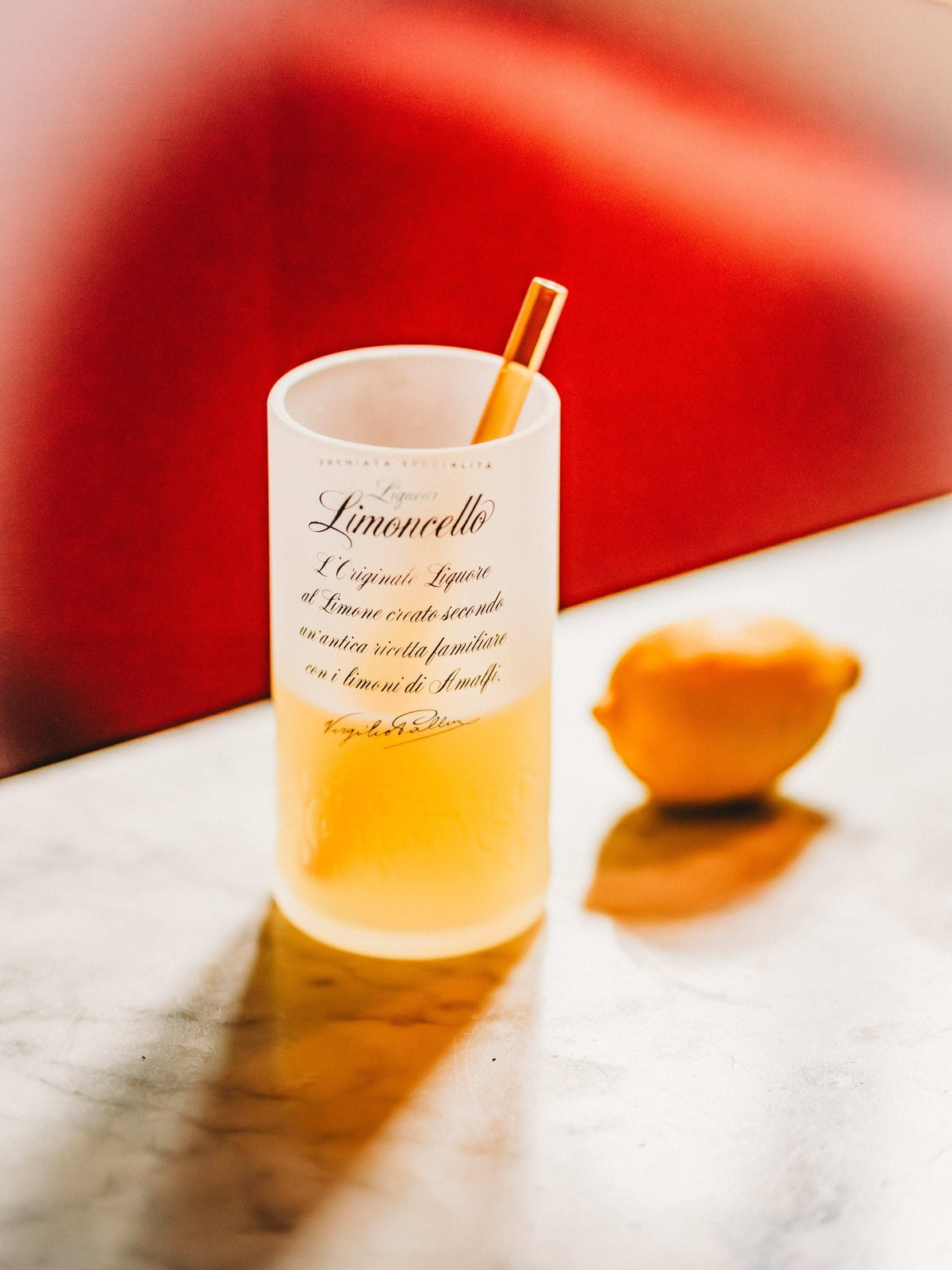 Limoncello Glas 🍋 witzig & wunderbar