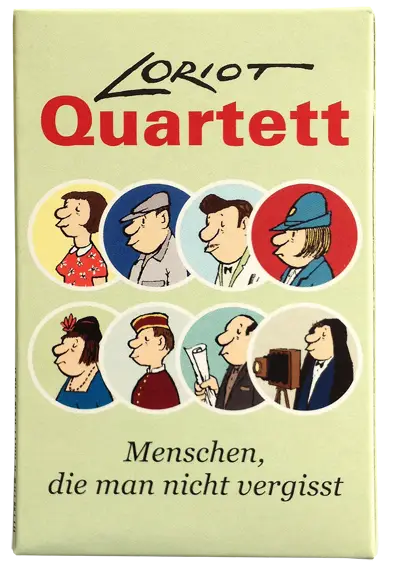 Loriot Quartett witziges Karten Spiel von Inkognito