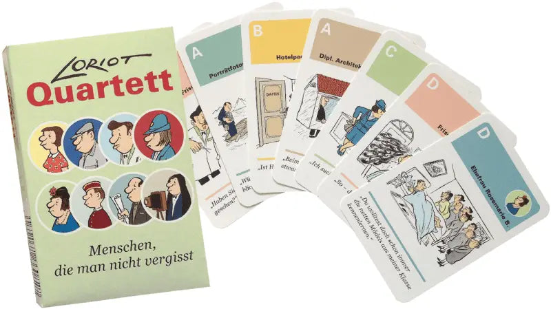 Loriot Quartett witziges Karten Spiel von Inkognito