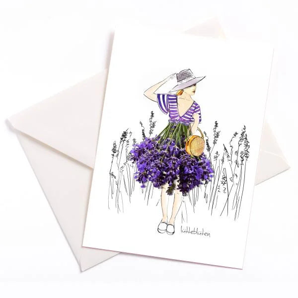 Lavendel Liebe 💜 wundervolle Karten von Lütteblüten - Gabriele Ampt