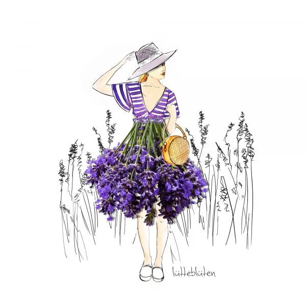 Lavendel Liebe 💜 wundervolle Karten von Lütteblüten - Gabriele Ampt