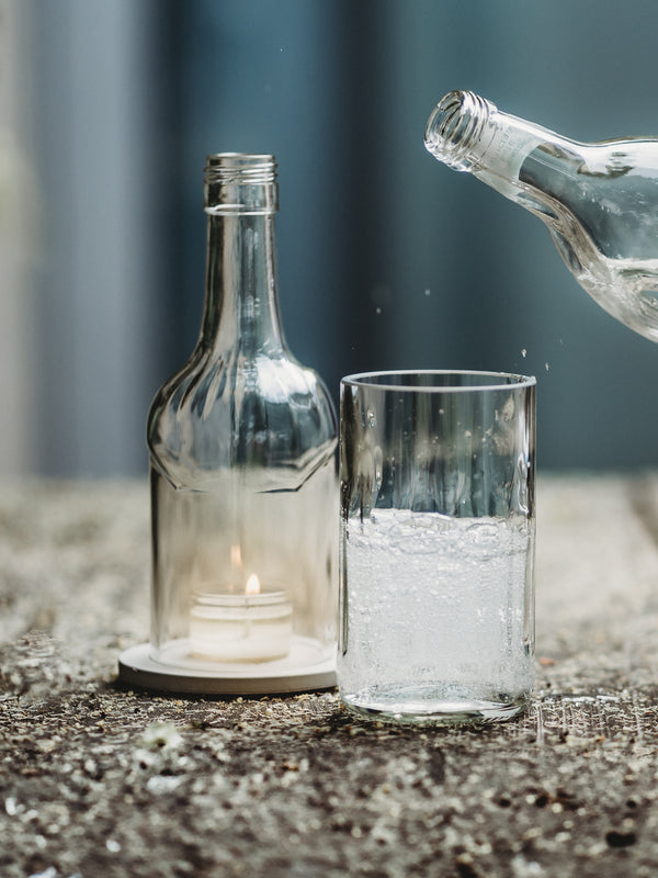 nachhaltiges, witziges Windlicht aus der Lillet Flasche- Mädelsabend ✨ Upcycling 💚♻️ Nachhaltig