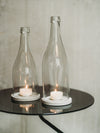 Windlicht  -  Klassik - puristisch aus der Big Bottle Weinbrand