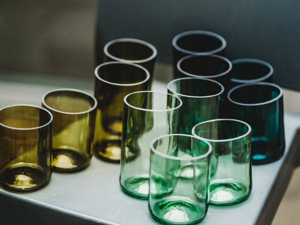 Trink Glas - 350 ml - witzig & nachhaltig, fair