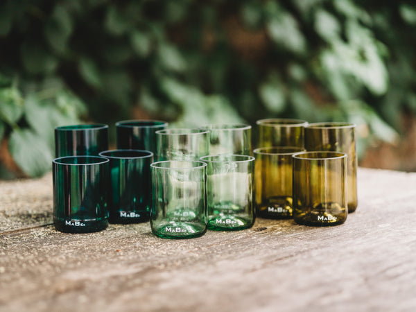 Trink Glas - 350 ml - witzig & nachhaltig, fair