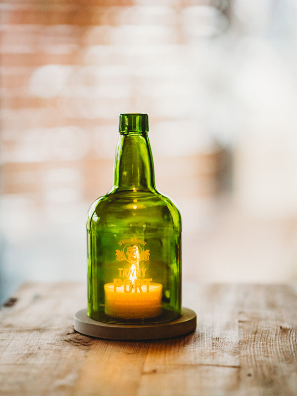 Tawny Port Wein Windlicht - bedruckt