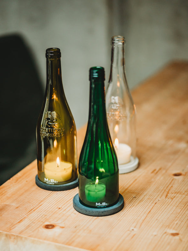 Weinwindlicht aus dem Rheingau - in schönem GRÜN mit geschliffenem Hals