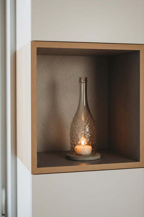 Prosecco Spumante Windlicht ✨ witzig & edel in einem - gitzernde Schönheit ✨N E U