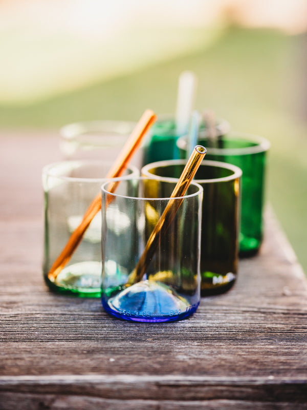 TrinkGlas 🩵💚 exklusive, limitierte Farbwelt von himmelblau bis petrol