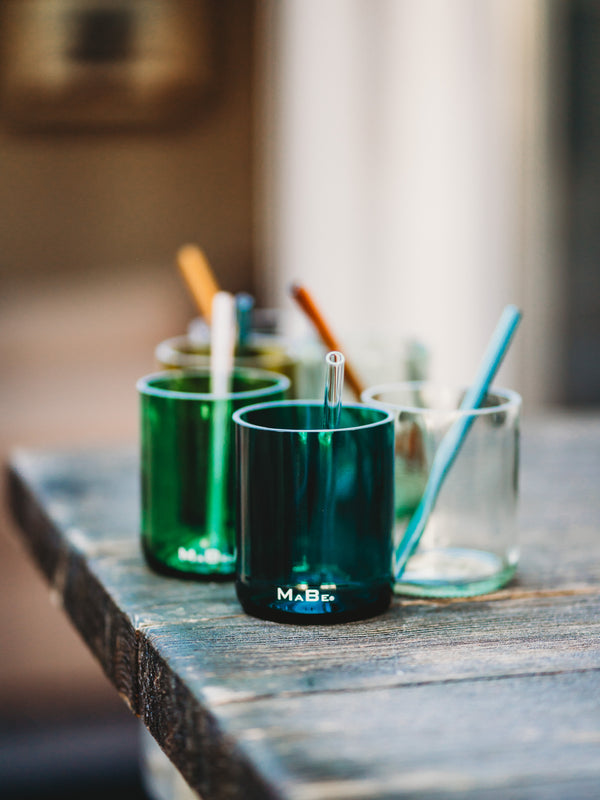 TrinkGlas 🩵💚 exklusive, limitierte Farbwelt von himmelblau bis petrol