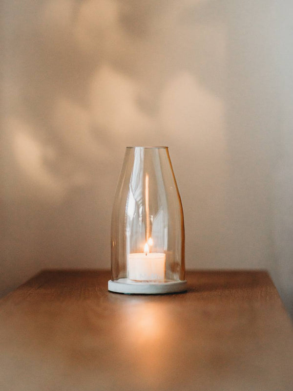 Windlicht Design - Oh.Ha in Kegelform 🔆 stilsicher & pur - das Kleinste