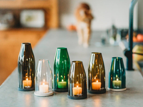 Windlicht Design - Oh.Ha in Kegelform 🔆 stilsicher & pur - das Grösste