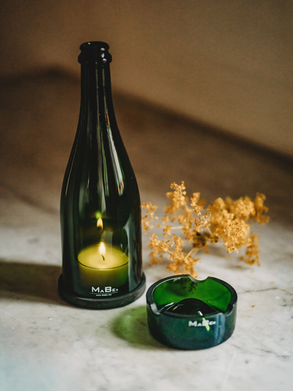 Windlicht Sekt - witziges Geschenk für jeden Mädelsabend - Cheers to life