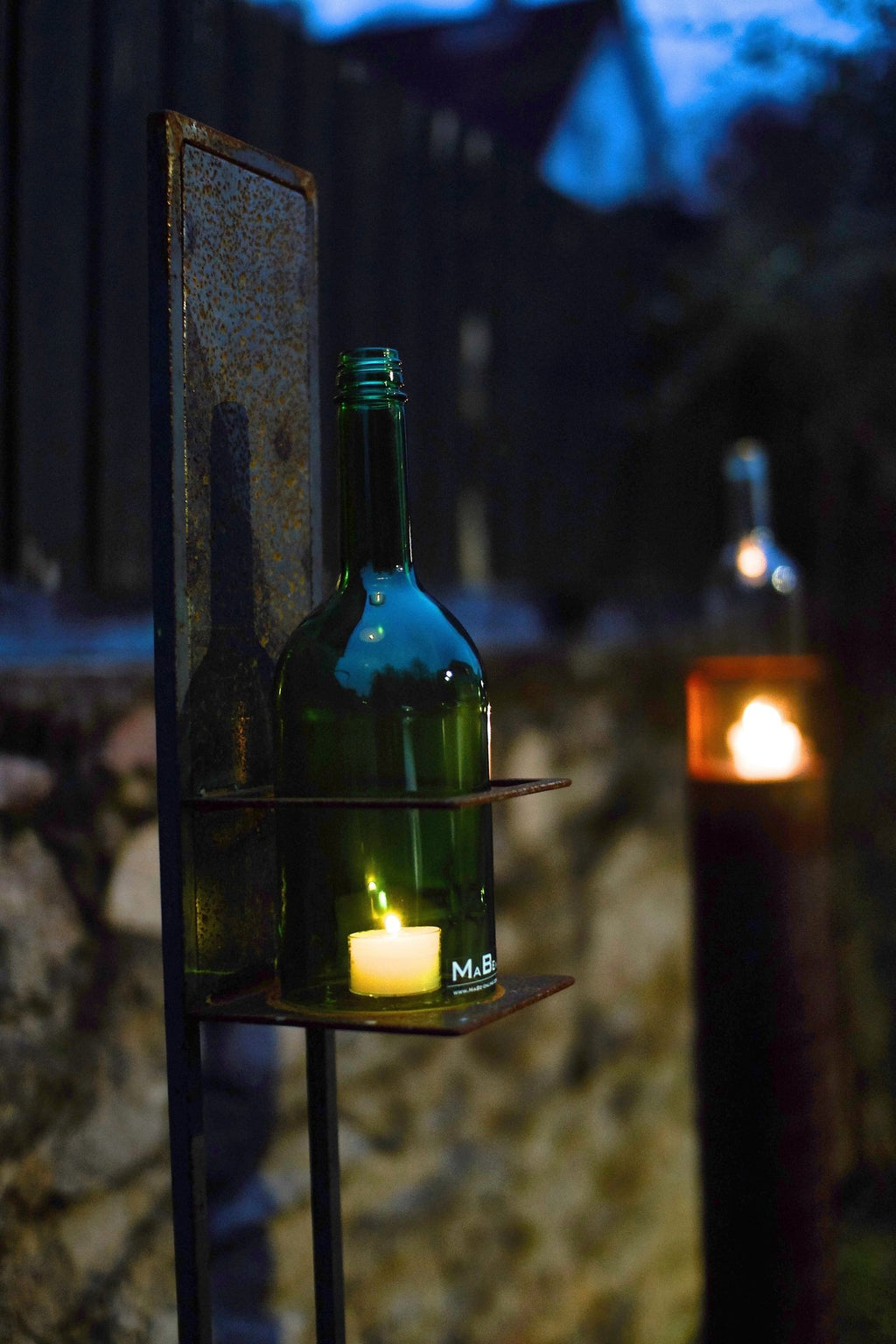 Metall Stele Modell - Sichtplatte