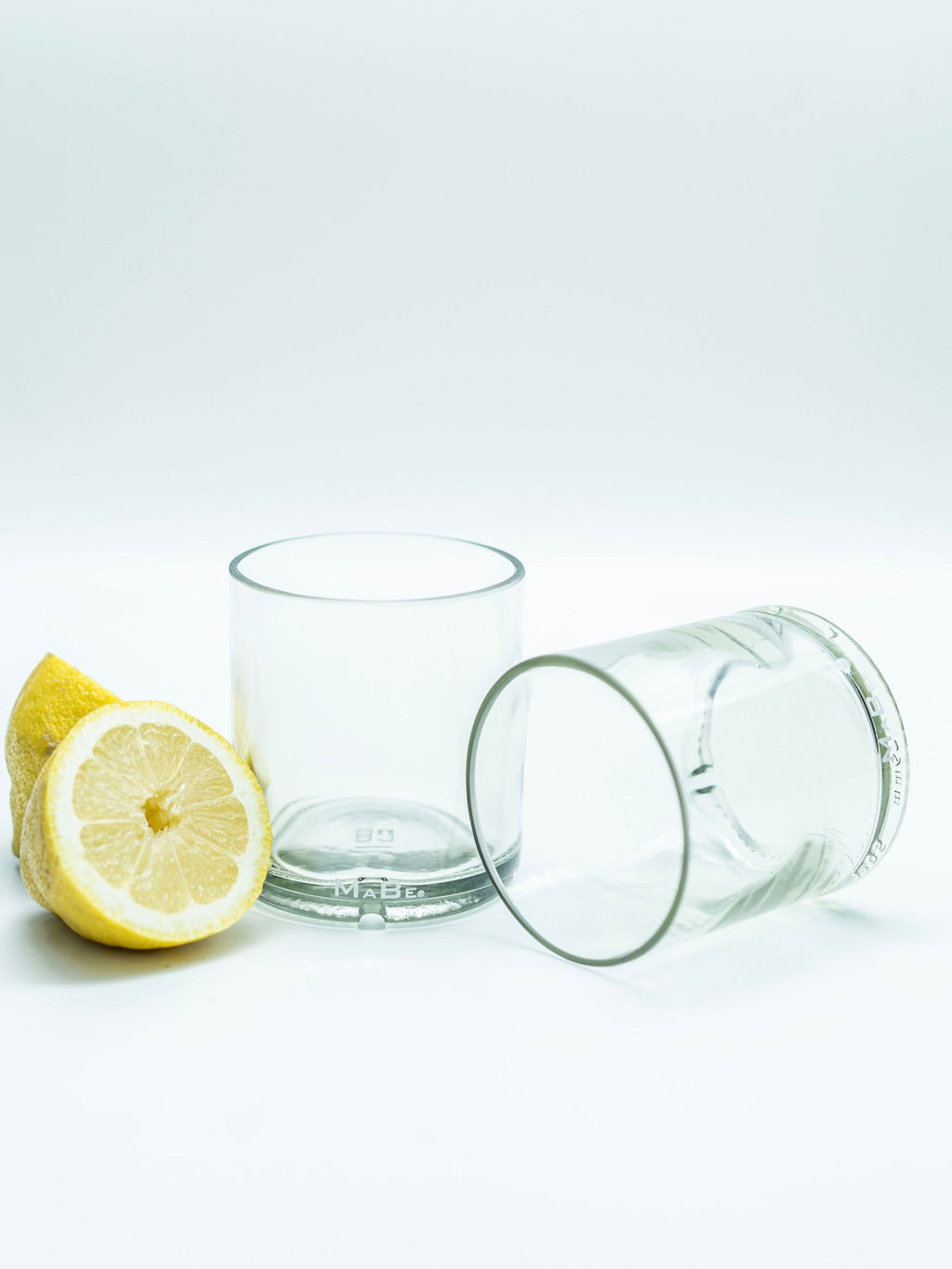 4er Set Trink Glas Tumbler für Gin - Whisky - Rum - MaBe®