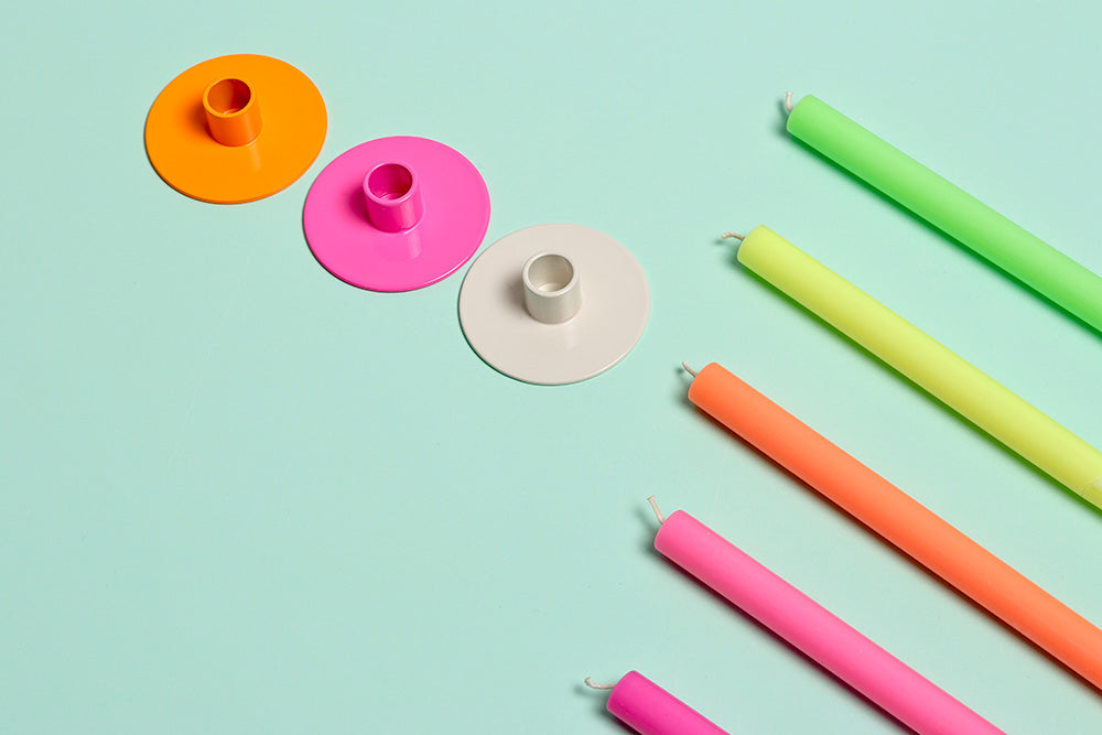 Neon Mini Candle Color - Knaller Farben 🟡🟢🟧🩷 von Notthegirlwhomissesmuch