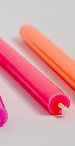 Neon Mini Candle Color - Knaller Farben 🟡🟢🟧🩷 von Notthegirlwhomissesmuch