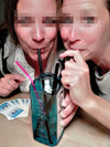 Party Gag für den Gin Liebhaber - witzige Geschenkidee - upcycling aus der leergetrunkenen Bombay Flasche - MaBe®
