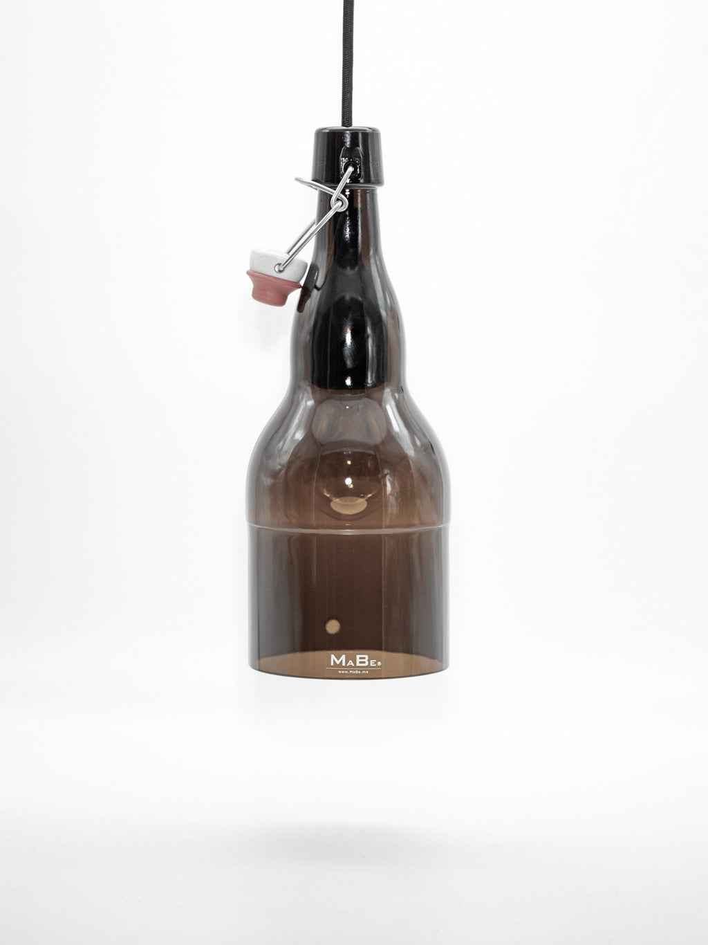 Pendelleuchte Bier - UPCYCLING  aus der 2l Flasche mit Schnappverschluss