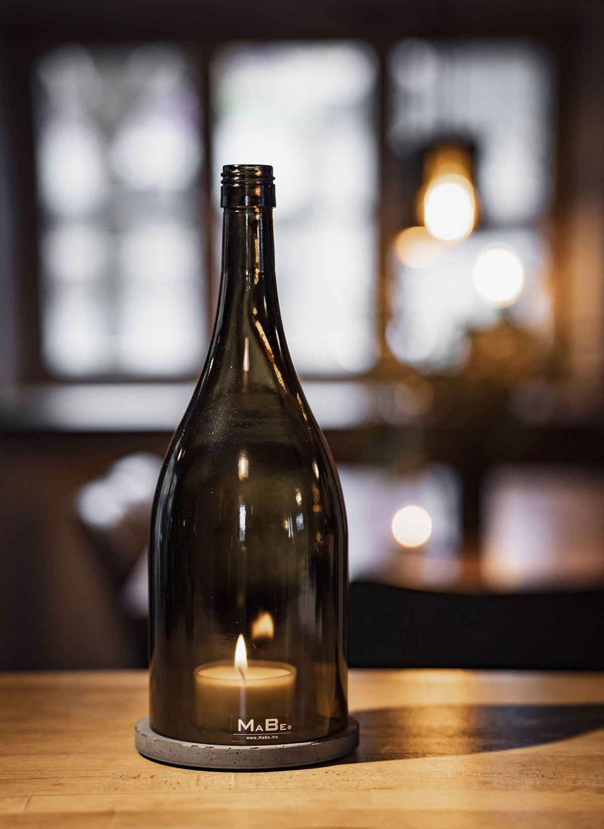 Pendelleuchte aus der 1,5 l Wein Flasche - Burgunderform - WOW - MaBe®