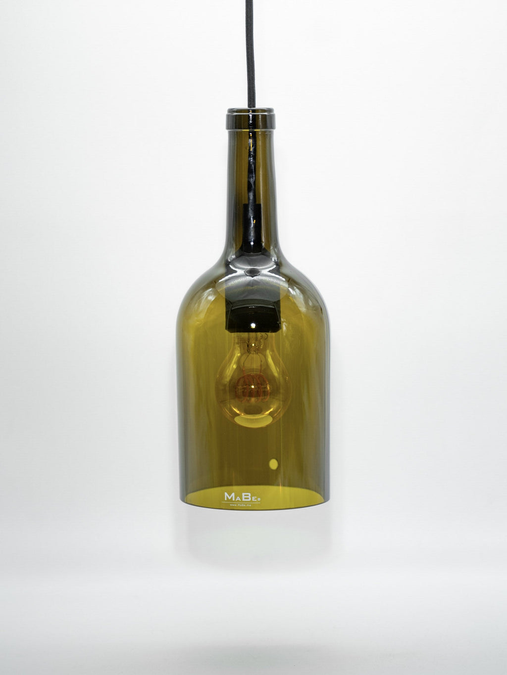 Big Bottle Pendelleuchte aus der 3 l Weinflasche 30cm hoch - MaBe®