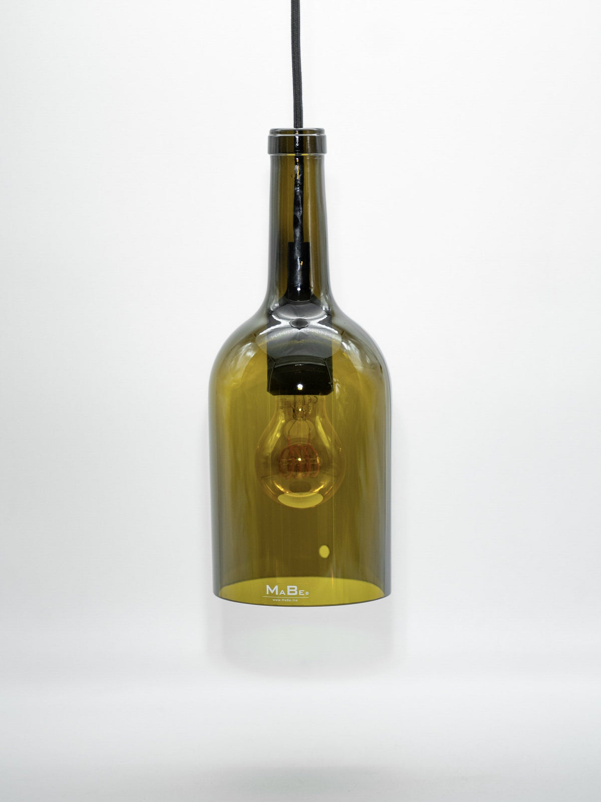 Big Bottle Pendelleuchte aus der 3 l Weinflasche 30cm hoch - MaBe®