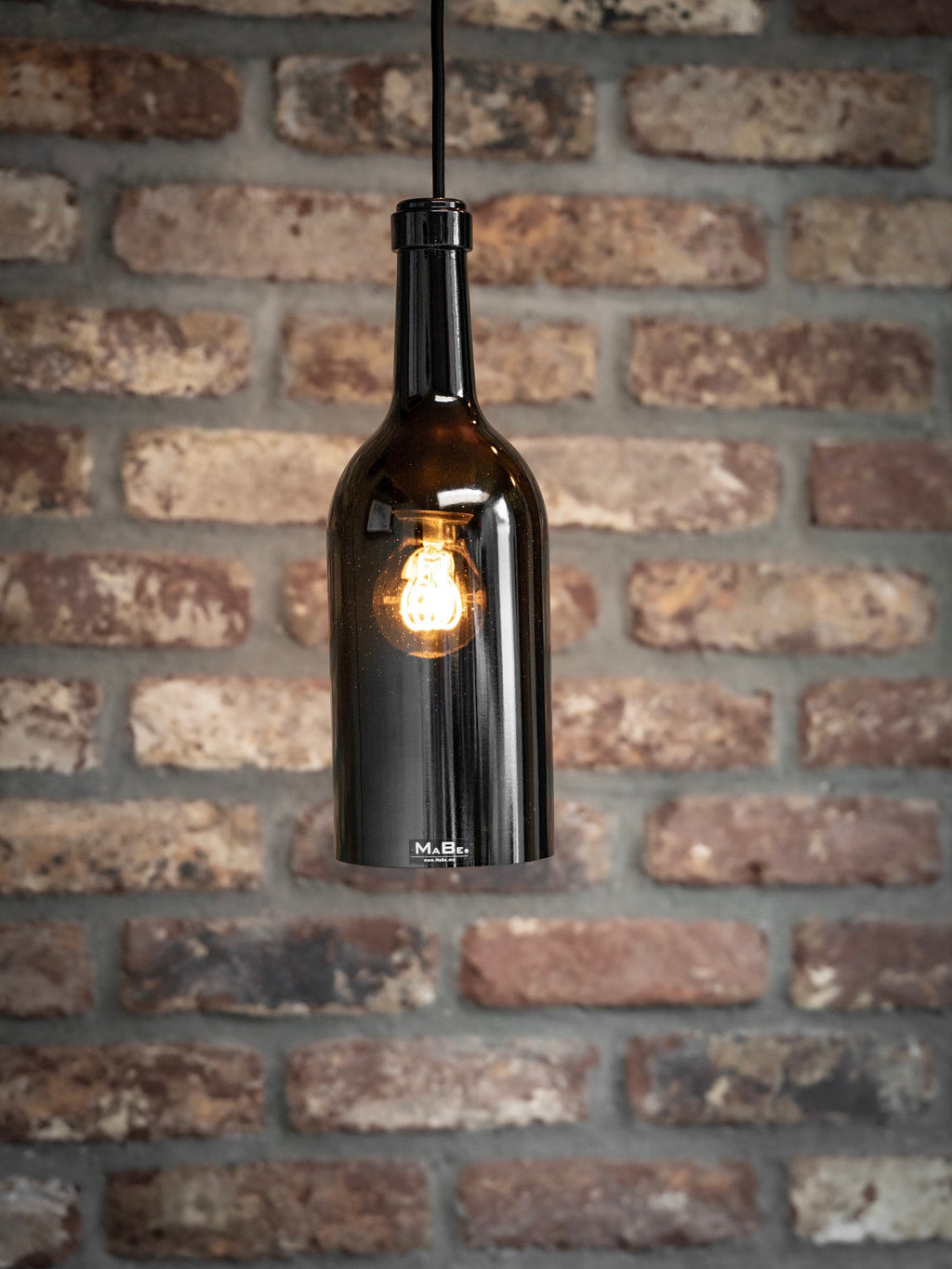 Big Bottle Pendelleuchte UPCYCLING aus der 3 l Weinflasche - MaBe®
