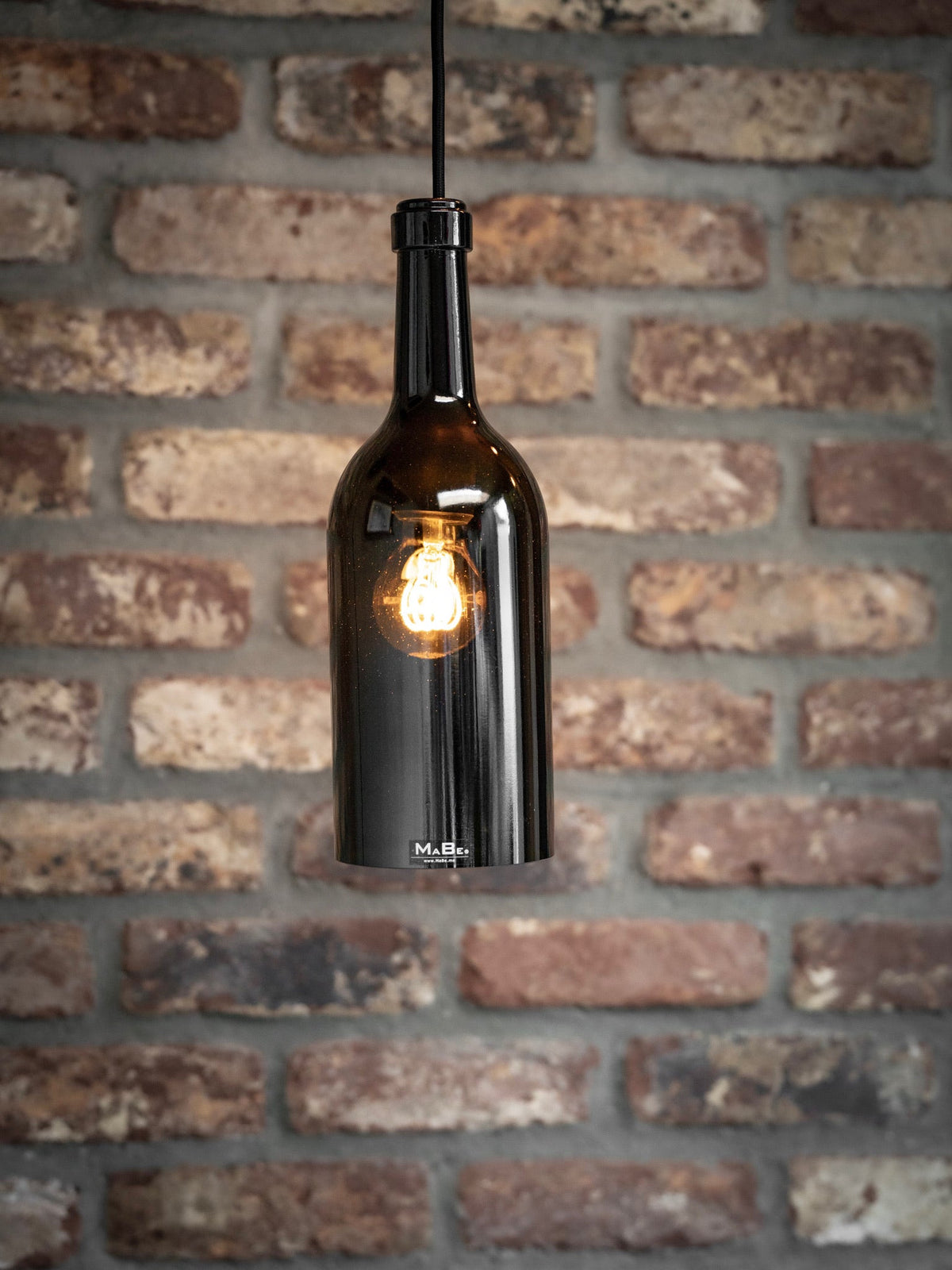 Big Bottle Pendelleuchte UPCYCLING aus der 3 l Weinflasche - MaBe®