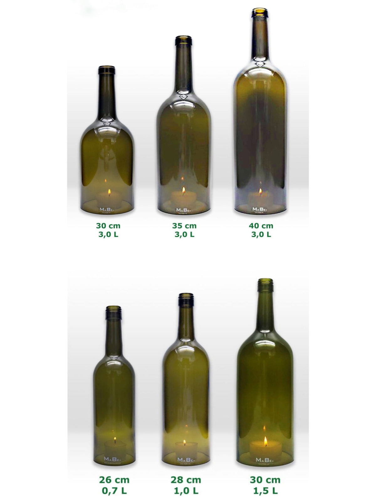 Big Bottle Pendelleuchte UPCYCLING aus der 3 l Weinflasche - MaBe®