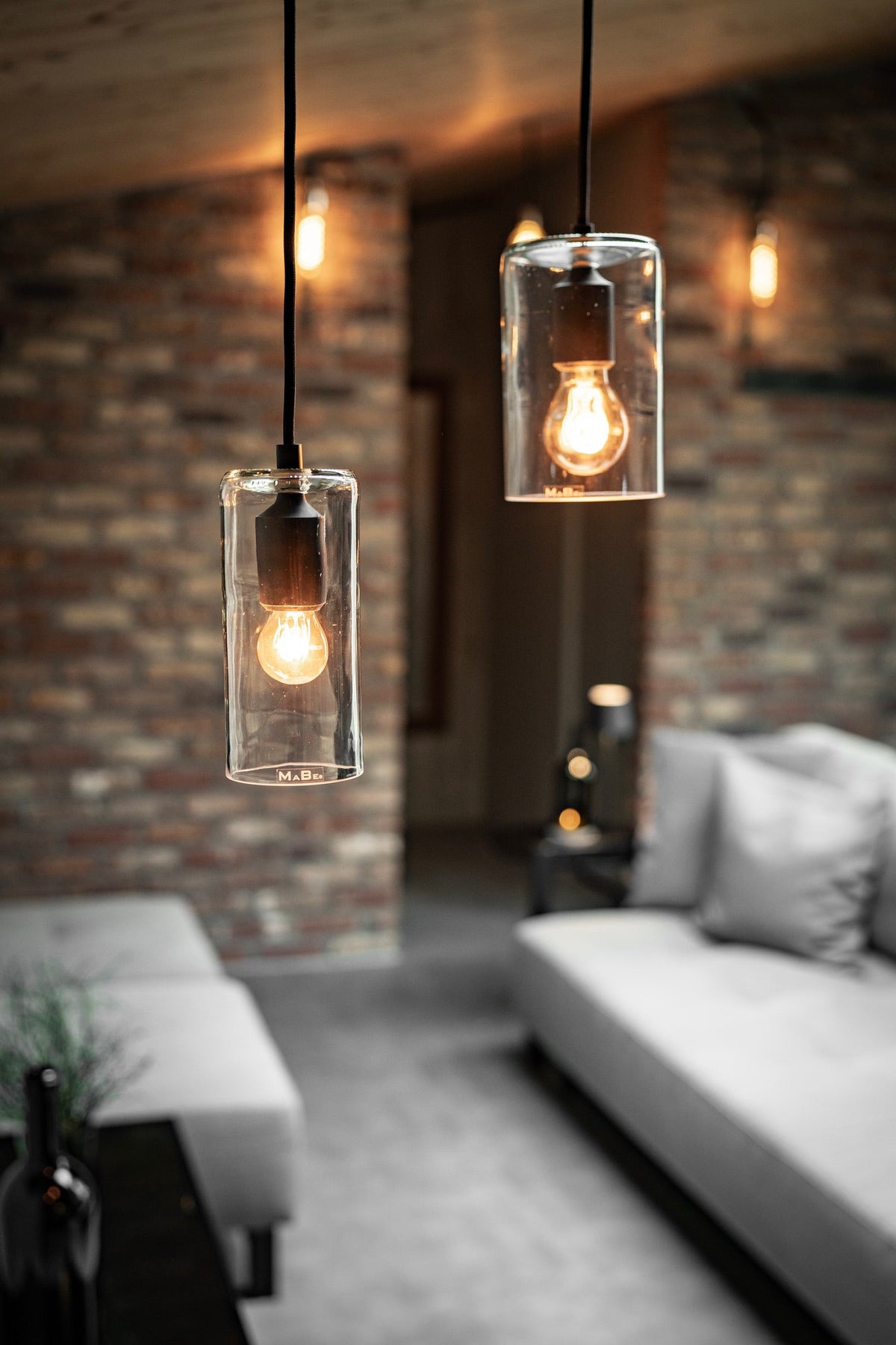 Bauhaus Licht - Pendelleuchte aus der 3l Flasche - straight & clean - MaBe®