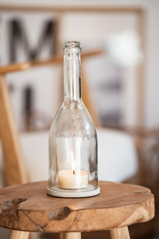Prisecco Windlicht - mit geprägtem Pferd aus der Manufaktur Jörg Geiger - MaBe®