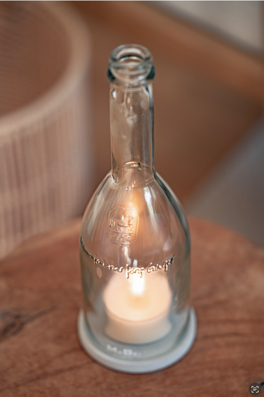 Prisecco Windlicht - mit geprägtem Pferd aus der Manufaktur Jörg Geiger - MaBe®