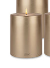 Qult Farluce Trend - Cream Gold - Ø 10 cm H 12 cm 1 Stück - MaBe®