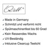 Qult Farluce Trend - Cream Gold - Ø 10 cm H 12 cm 1 Stück - MaBe®