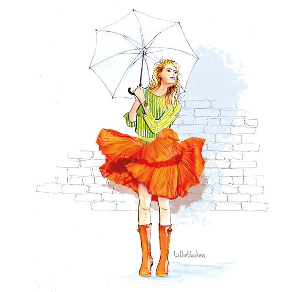 Rainy Day - zauberhafte Karten von Lütteblüten - Gabriele Ampt