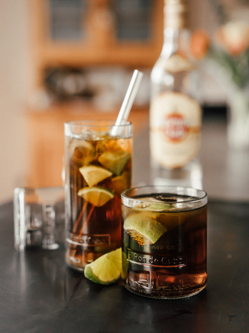 Rum Trink Glas 4er Set  - witzige und nachhaltige Geschenkidee