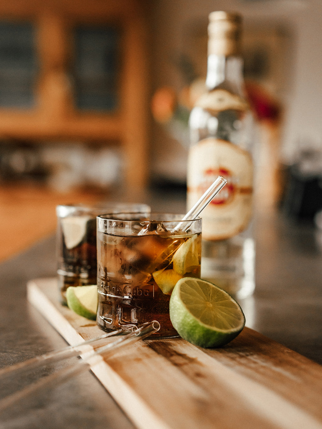 Rum Trink Glas 4er Set  - witzige und nachhaltige Geschenkidee
